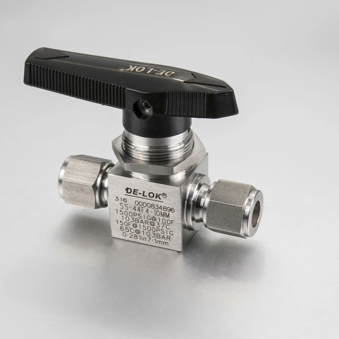 JAZZY DBL6 series three-piece high pressure ball valve instrument valve Swagelok   stainless steel  / ball valve