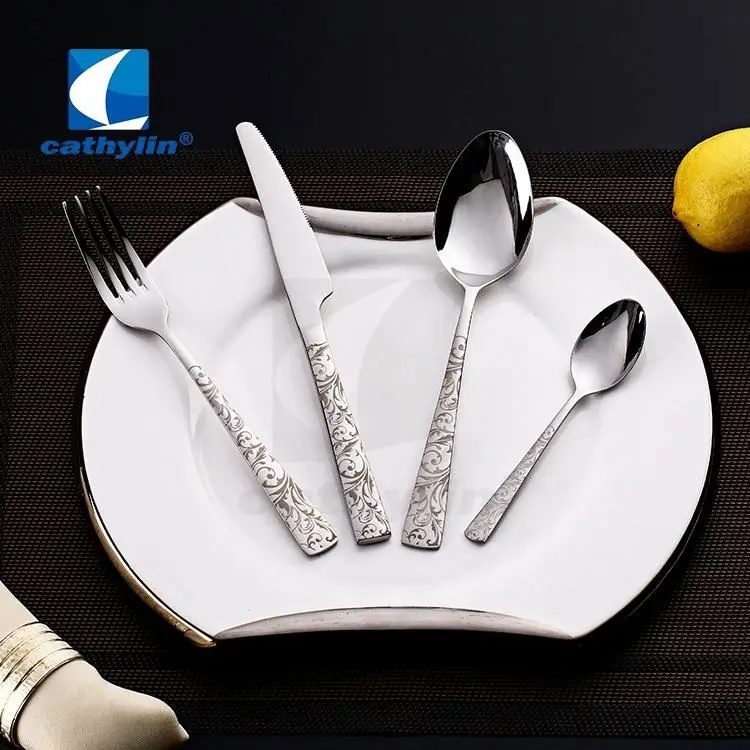 Luxury types hotel silverware cutlery, japan stainless steel flatware