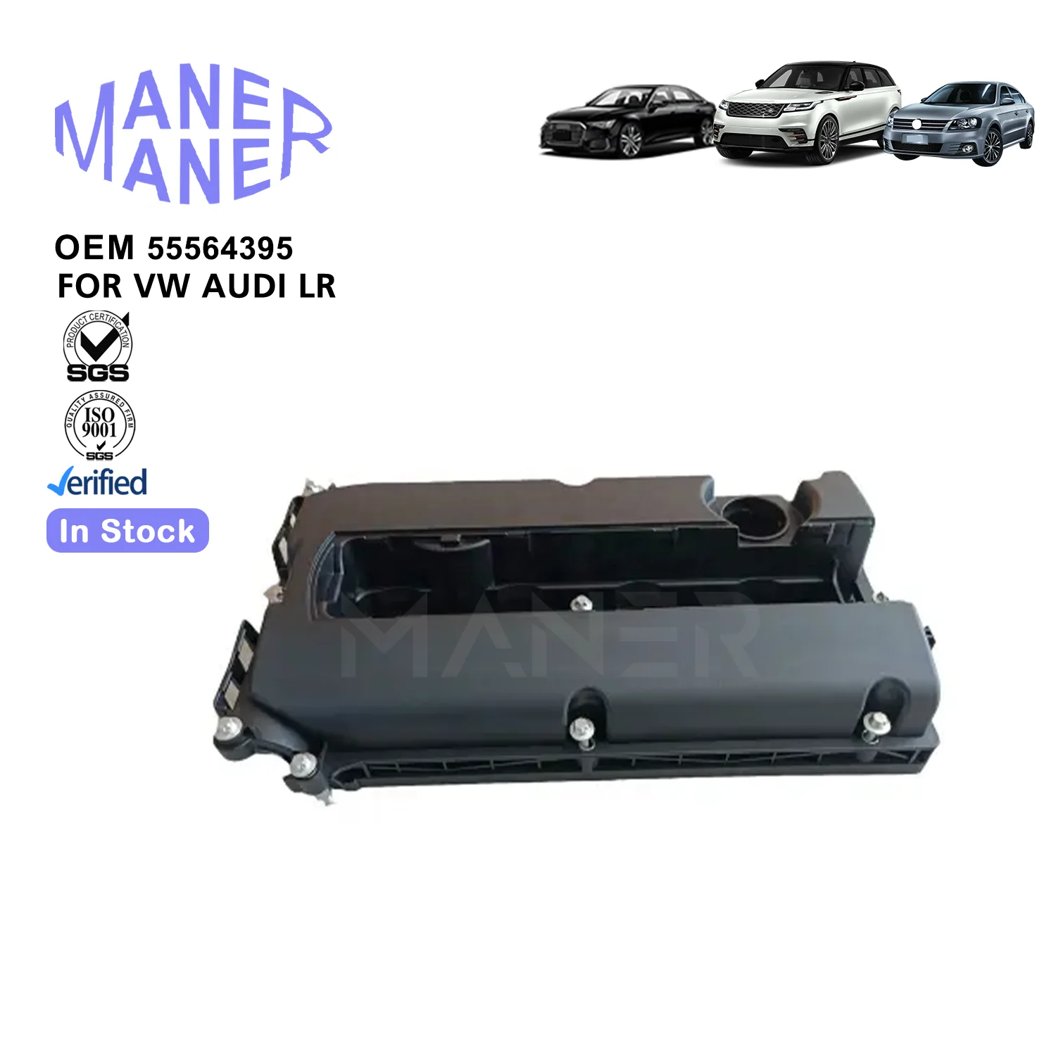 MANER Auto Parts 55564395 25177004 high quality valve cover for Gm Buick Chevrolet Cadillac Hummer Opel Saab Fiat Alfa Romeo
