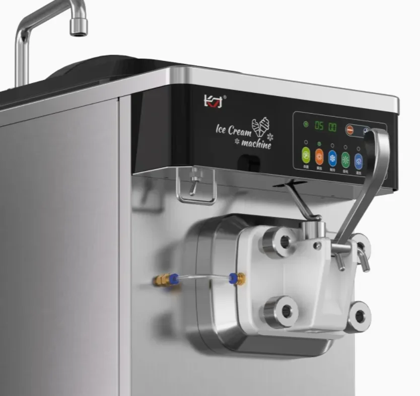 New Arrival Fully Automatic Desktop Soft Serve Ice Cream Machine Single Flavor Snack Equipment Factory Price
