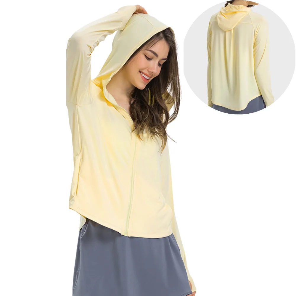 Outdoor Sports Leisure UPF50+ Sun Protection Jacket Clothing Uv Sun Protection Long Sleeve Hooded Top
