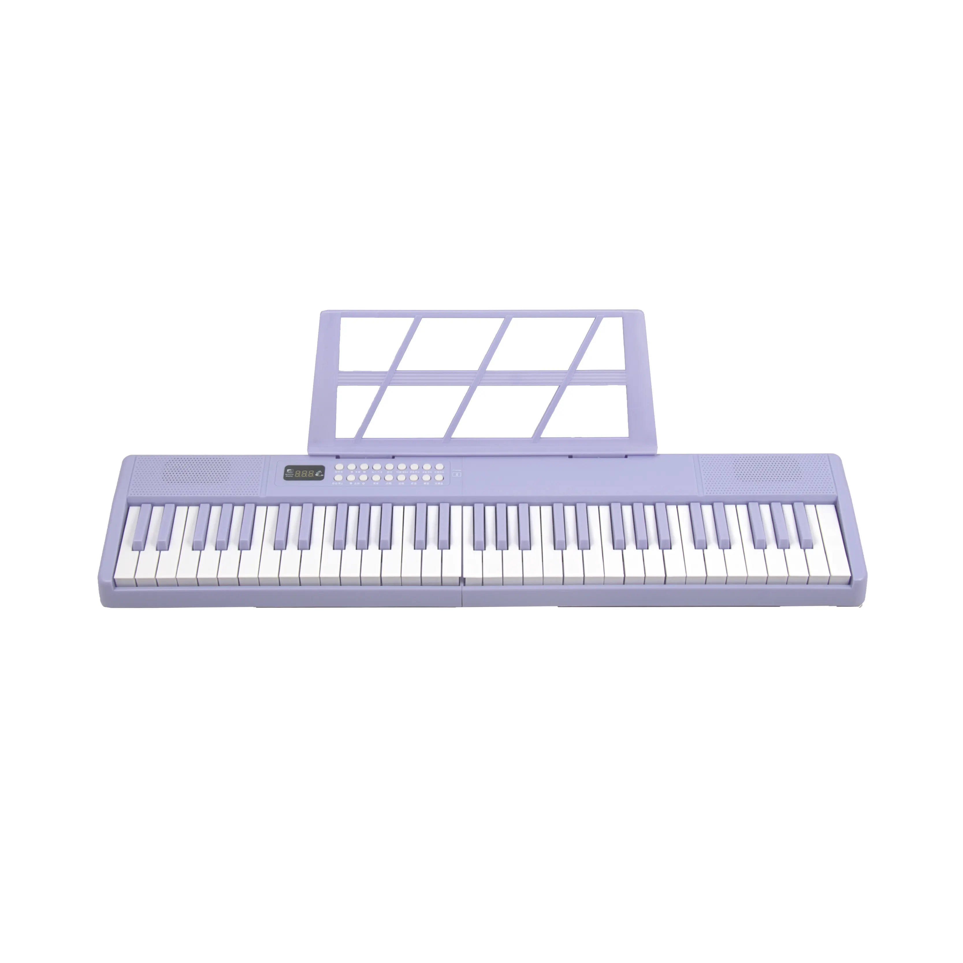 Best selling 61 keys foldable piano electronic keyboard in pink color 200 rhythms folding portable digital piano with MIDI