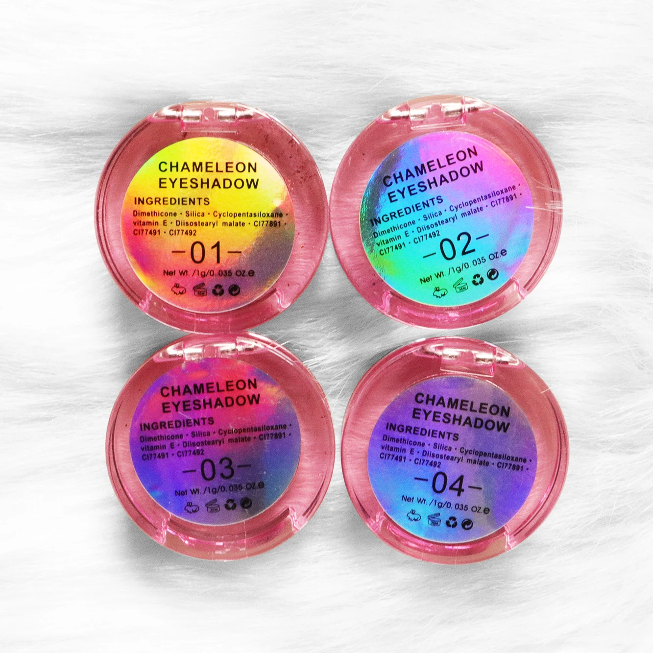 Private Label Eye Shadow Single Custom Chrome Eyeshadow Single Pressed Chameleon Eyeshadow