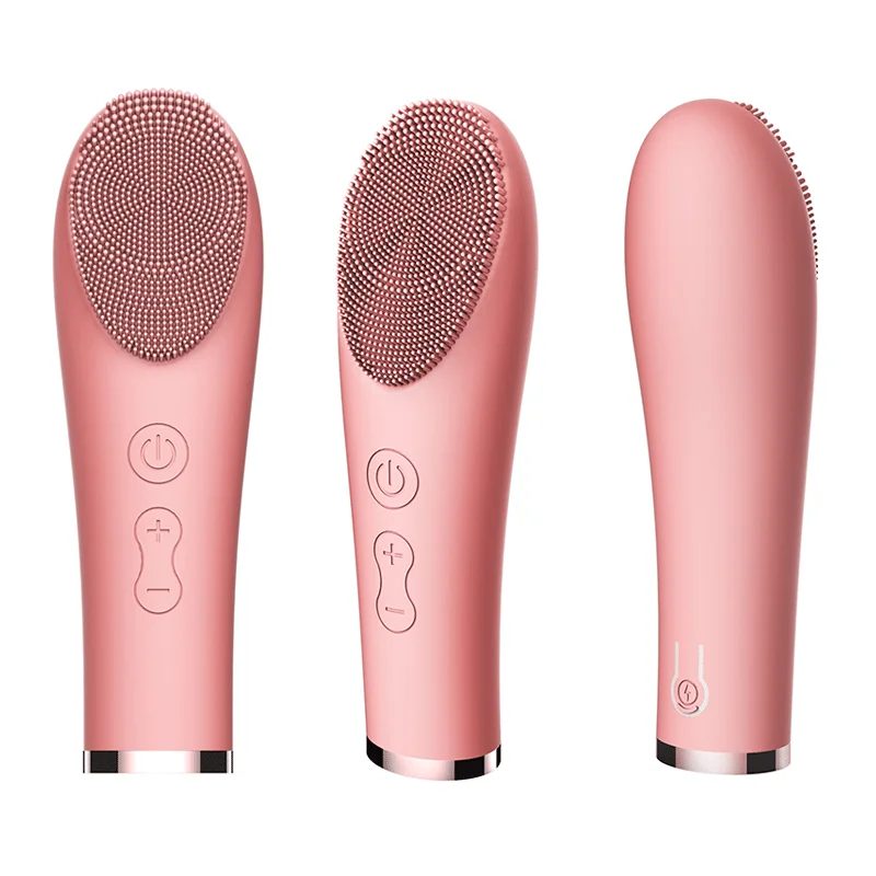 Mini Portable Waterproof Sonic Electric Facial Cleansing Washing Machine Massage Brush Silicone Face Cleanser