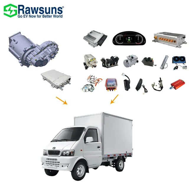 PMSM 45Kw 90Kw Ev Motor With Auto Transmission Electric Car Kit Ev Car Conversion Kit For Cars/Truck/Bus