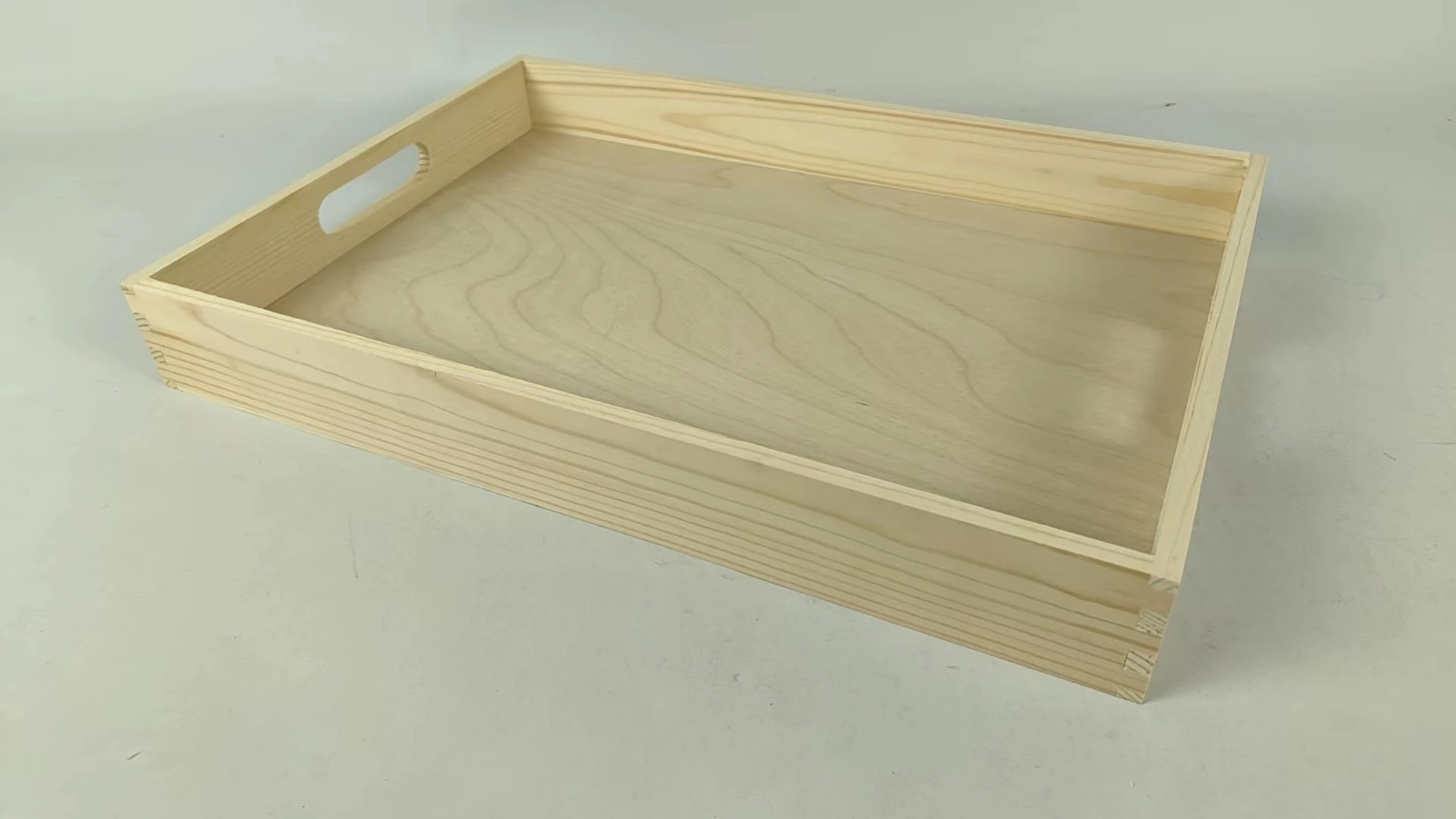 Bamboo Serving Tray Acacia Wood Plate Elegant Metal Model for Dinner Parties Guests Serving Style