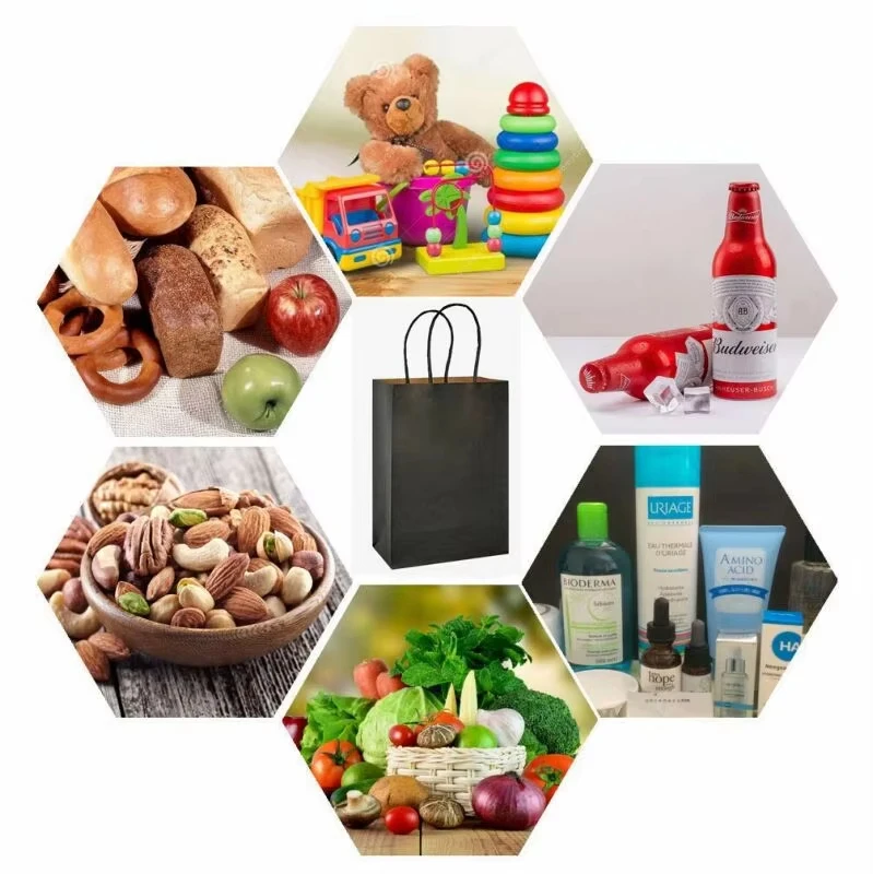 Sourcing agent Custom design your own logo restaurant delivery takeout kraft paper bag packaging carry food paper bag