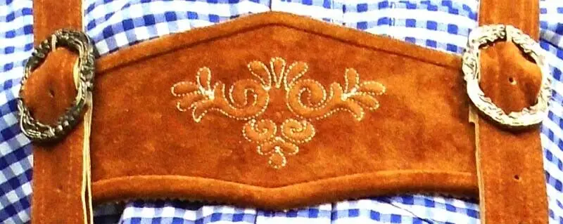 Wholesale customized trachten lederhosen, bavarian shorts, german lederhosen cow split suede