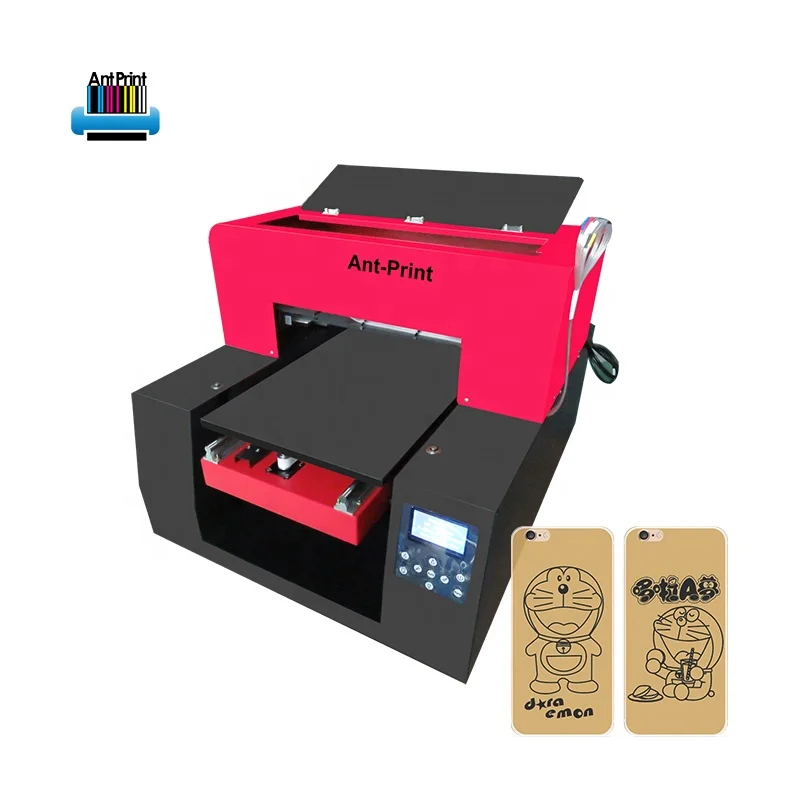 Automatic A4 UV Printer Easy to Operate on Phone Case Mini Size Printer 5 Color