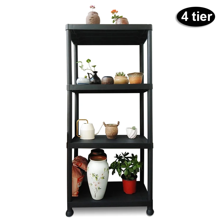 
black big size 5 shelves large items storage rack 