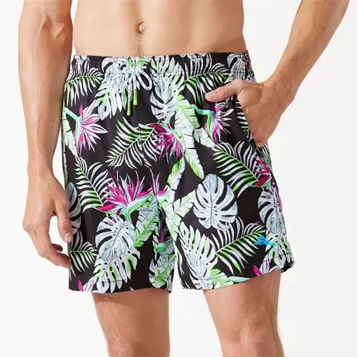 Summer Elastic Waist Customize Plus Size Board Shorts Print Color Swim Trunks Sublimation Printed Men Swim Trunks