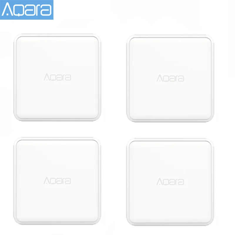 Контроллер магический куб Xiaomi Aqara Zigbee управление с помощью шести действий для умного дома работает приложением Mijia