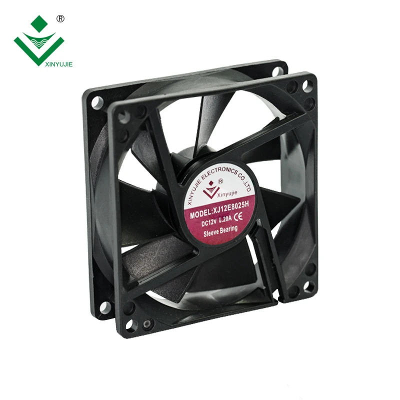 8025 Strapping Machine Cooling 80x80x25 24V Fan Cooler 80mm 12V Fan 8025 Ball Bearing 8cm