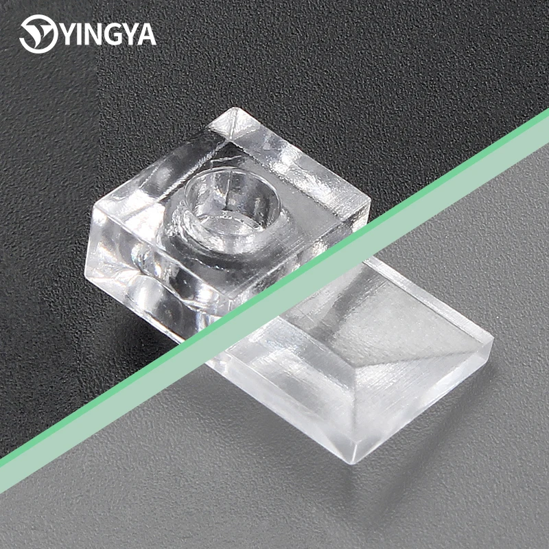 3mm/5mm Clear Plastic Mirror Holder Clips Connectors & Shelf Supports