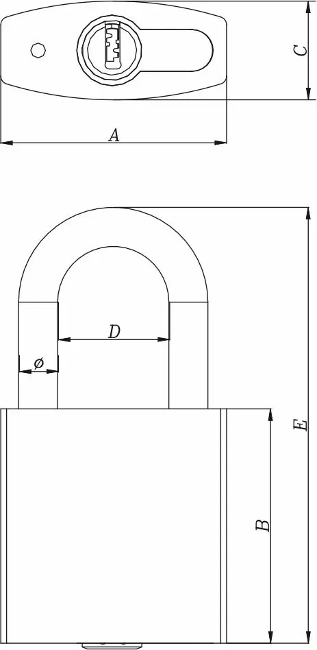 JIXIN Security Brand Lockout Safety Padlock 38mm shackle padlock with Master Key same key lockout