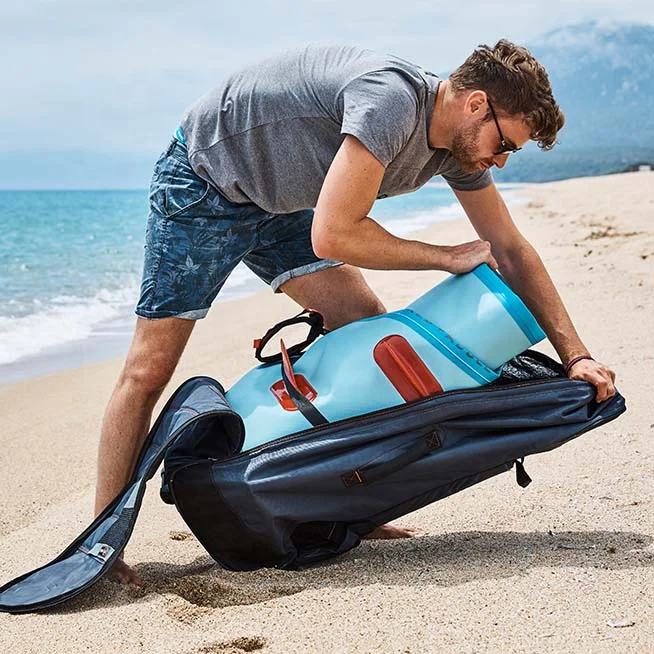 Strong Inflatable Wheeled Sup Paddle Board Carry Bag Surfboard Trolley Backpack With Wheels