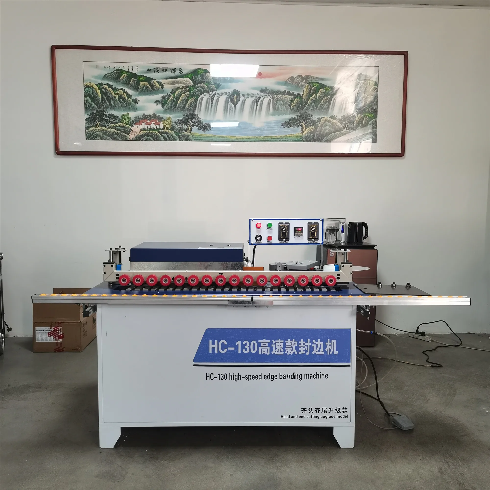 
Small Automatic Edge Banding Machine With End Cutting And Buffing For Panel furniture 