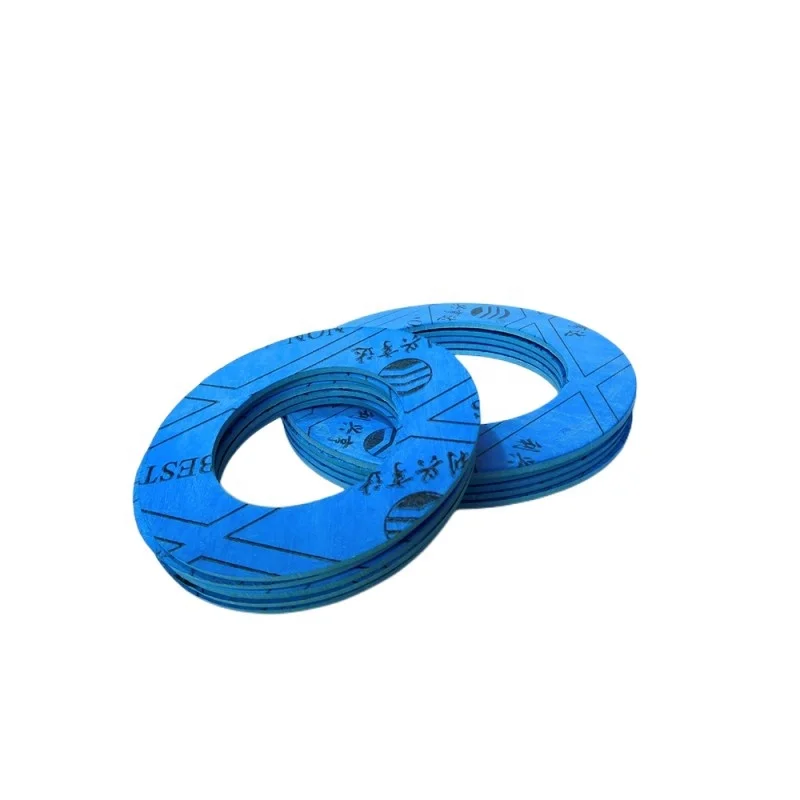 Custom Green Blue asbestos-free rubber gasket/asbestos-free rubber sheet