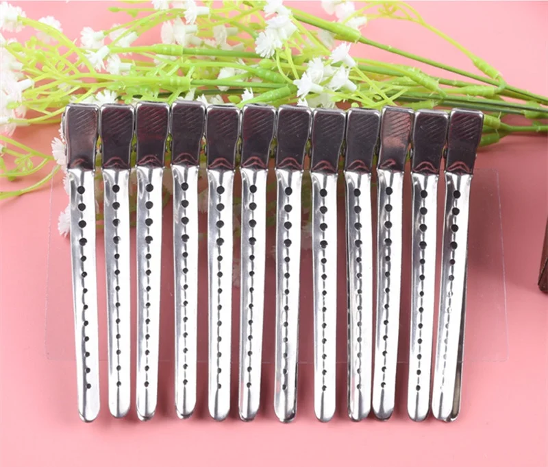 Professional salon use fix hair stainless steel hair clips
