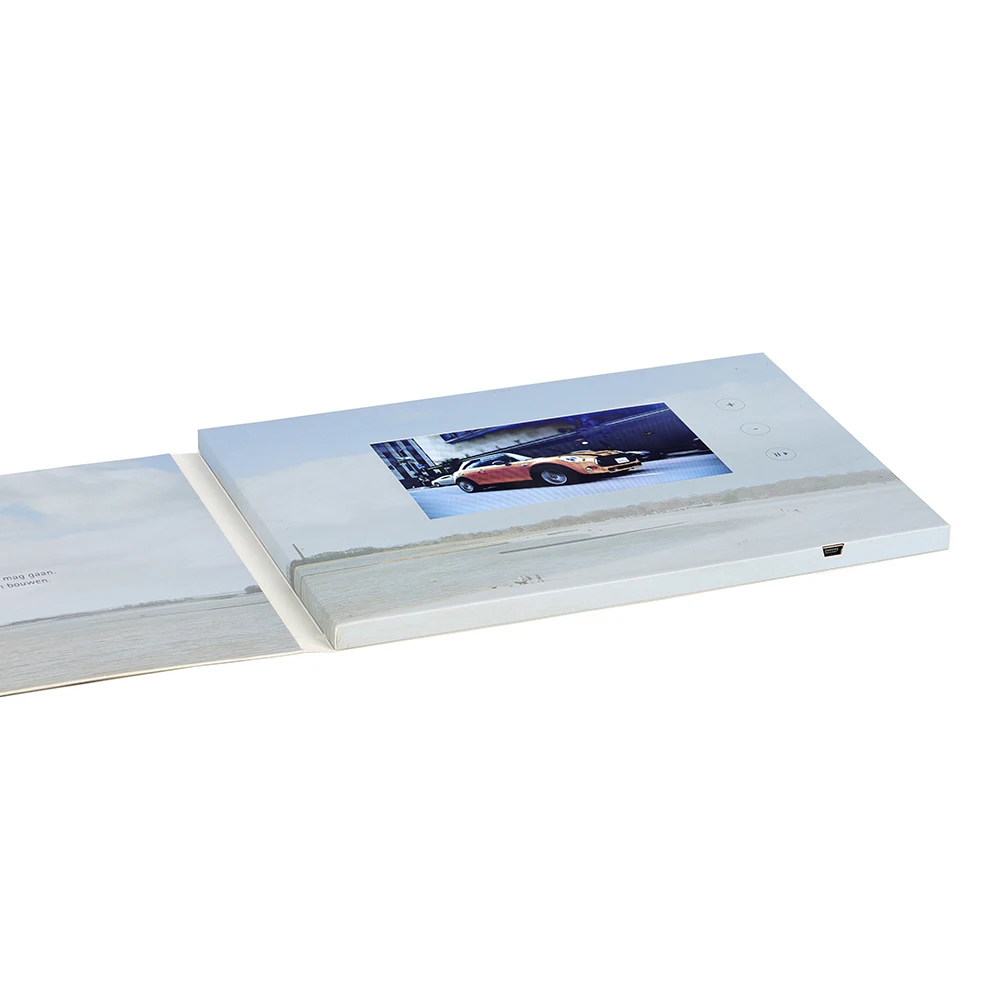 
video brochure lcd screen 