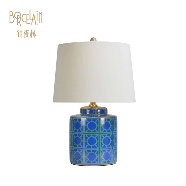 Factory sale custom-made size luxury ceramic chinese lamps