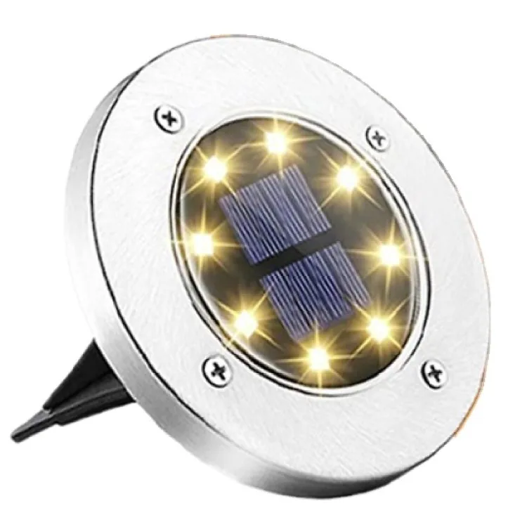 New Product Solar Floor Outdoor LED Warm White Solar Lights Waterproof Garden Lights Solar Lights for Outdoor Lawn Walkway