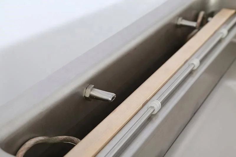 KUNBA Dz-400/2E Nitrogen Inflatable Vacuum Pumping Sealing Band Machine with plastic bag for food in restaurant