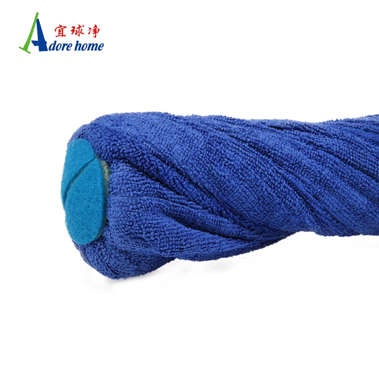 Microfiber Squeeze Water FLAT Mop Dry Wet Retractable Cleaning twist mop