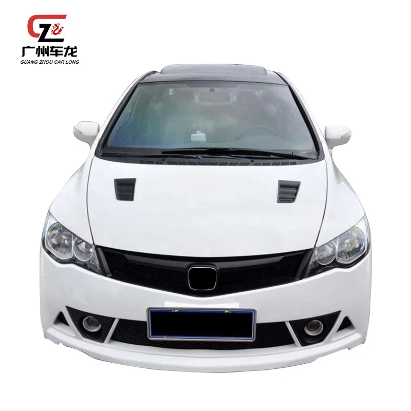 Hot selling Car Bumpers Mugen RR Style Front Bumper Side skirts Rear lip For Honda Civic 2006-2011