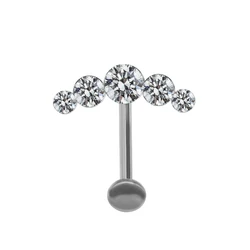 xjy Fashion F136 piercing Titanium Navel Ring push pin belly button ring septum Body Jewelry  Navel Curves belly piercing
