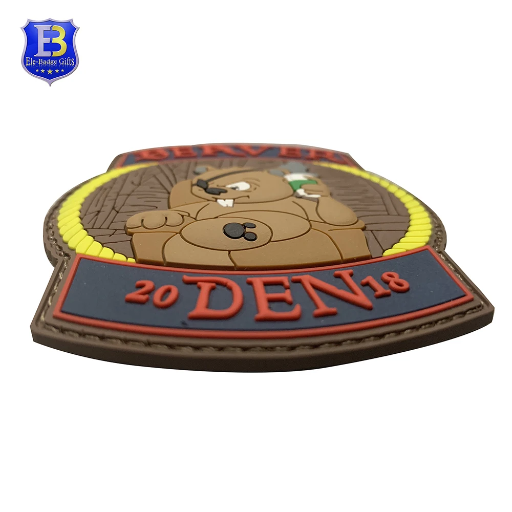 Custom Brand 3d Logo Eagle Badge Heat Press Pvc Patch Iron On Clothing Pvc Patches rubber badge pvc hat patches