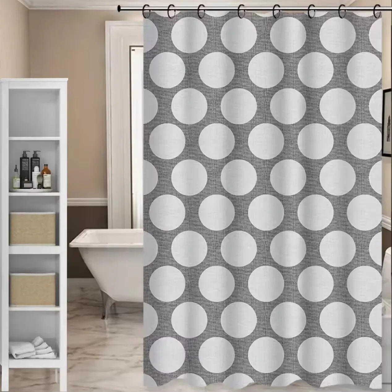 Bathroom Shower Curtain Printed Waterproof Cortina De Bano Custom Printing Shower Curtain