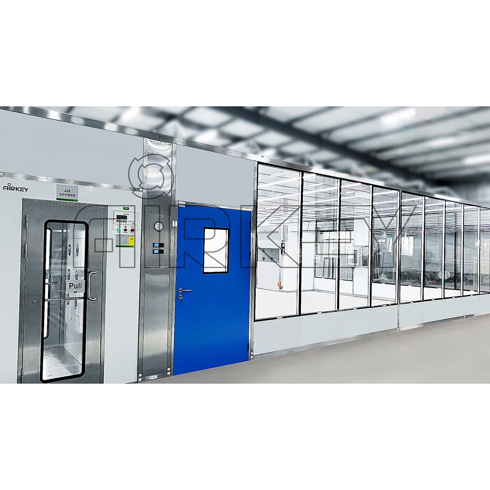 Airkey ISO GMP CE Certification ISO5-8 Class 100 Easy Installation Clean Room for Laboratory/Electronics/Food