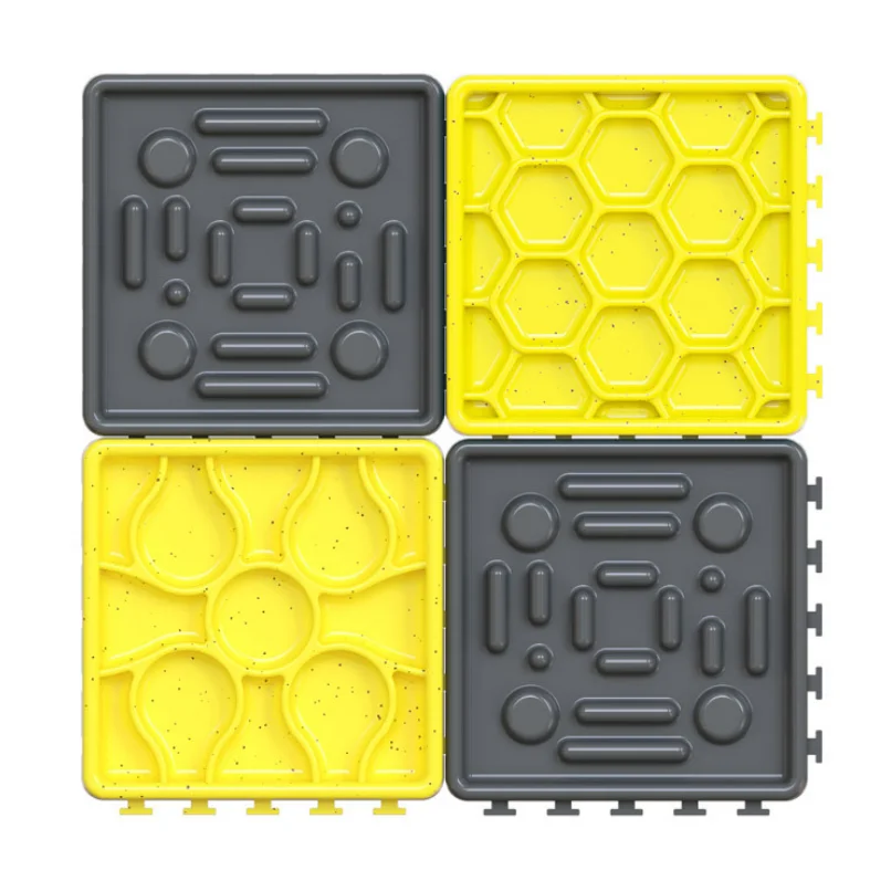 
wholesale Customized Colorful Plastic Portable Splicable Pet Bowl With Suction Cup 