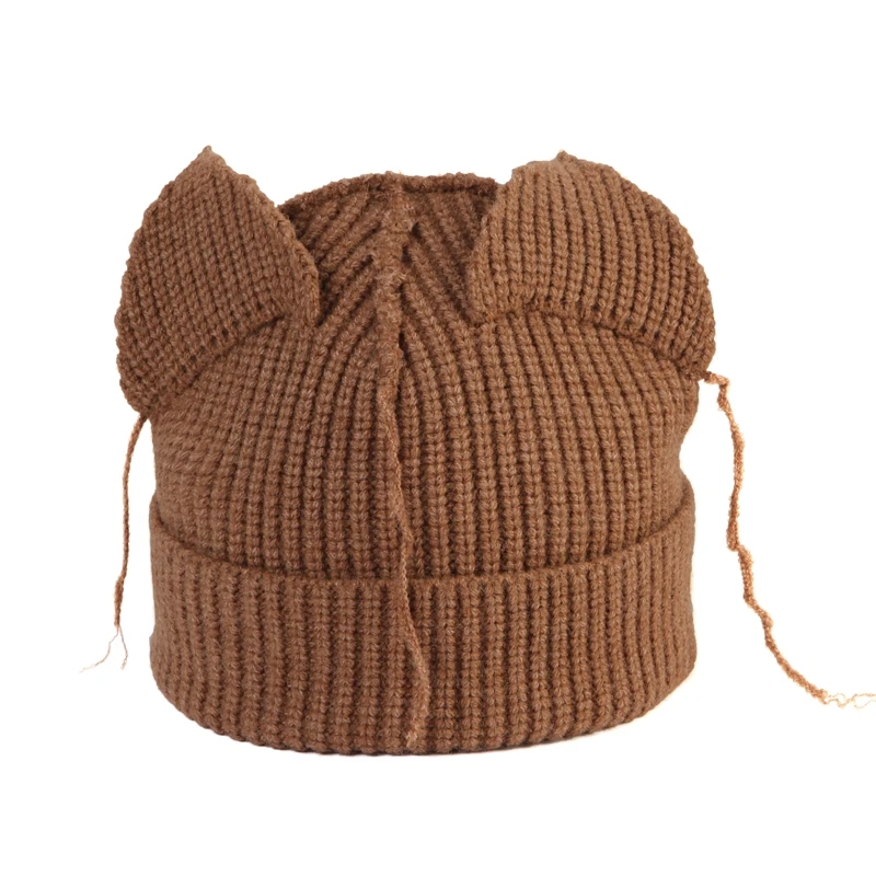 China factory wholesale new custom designer beanies baby cute modelling hat kids funny knitted beanies sold by