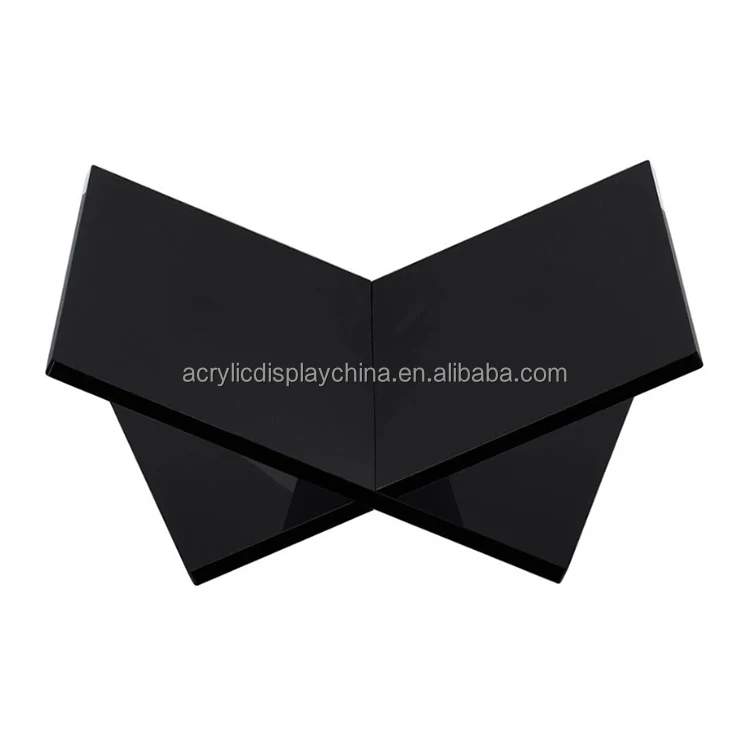 black book stand flat open clear acrylic magazine tray holder,tabletop acrylic  book stand, acrylic quran holder