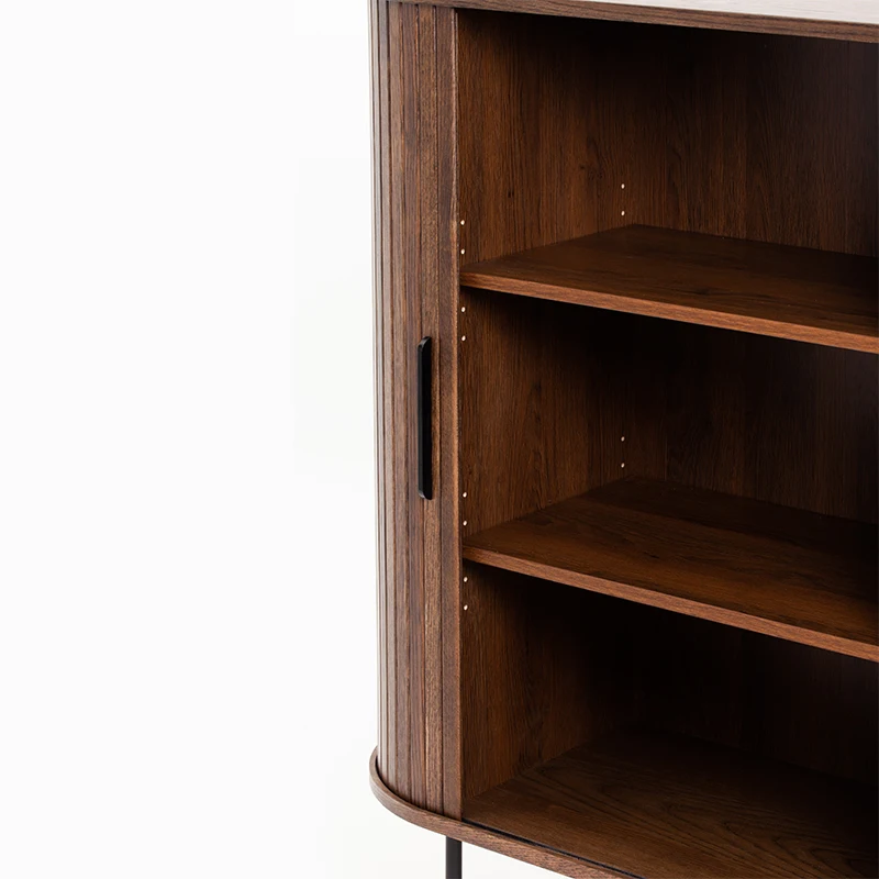 Custom Wooden Dining Room Furniture Modern Antique Buffet Cabinet Sideboard With Sliding Door