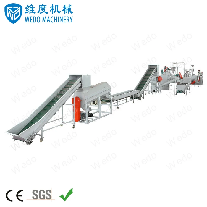 Wedo Post consume water bottle Waste PET plastic bottle recycling machine ,Plastic Bottle Recycling Machine
