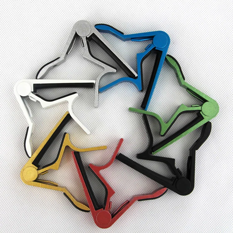 Hot Sales Universal Capo Guitar Accessories 7 Colors  Optional  Aluminum Acoustic Guitar  Classical Guitar Capo