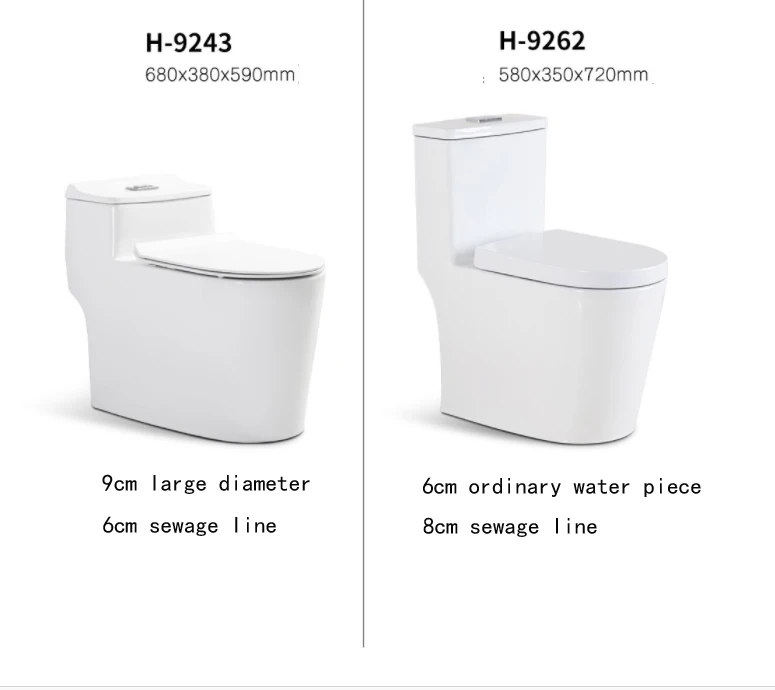 Chazhou factory  siphon bathroom ceramic wc toilet set for suitable in the market