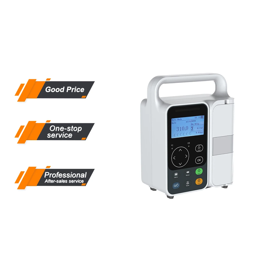 Good Price Vet Hospital Clinic touch screen veterinary infusion pump with heater