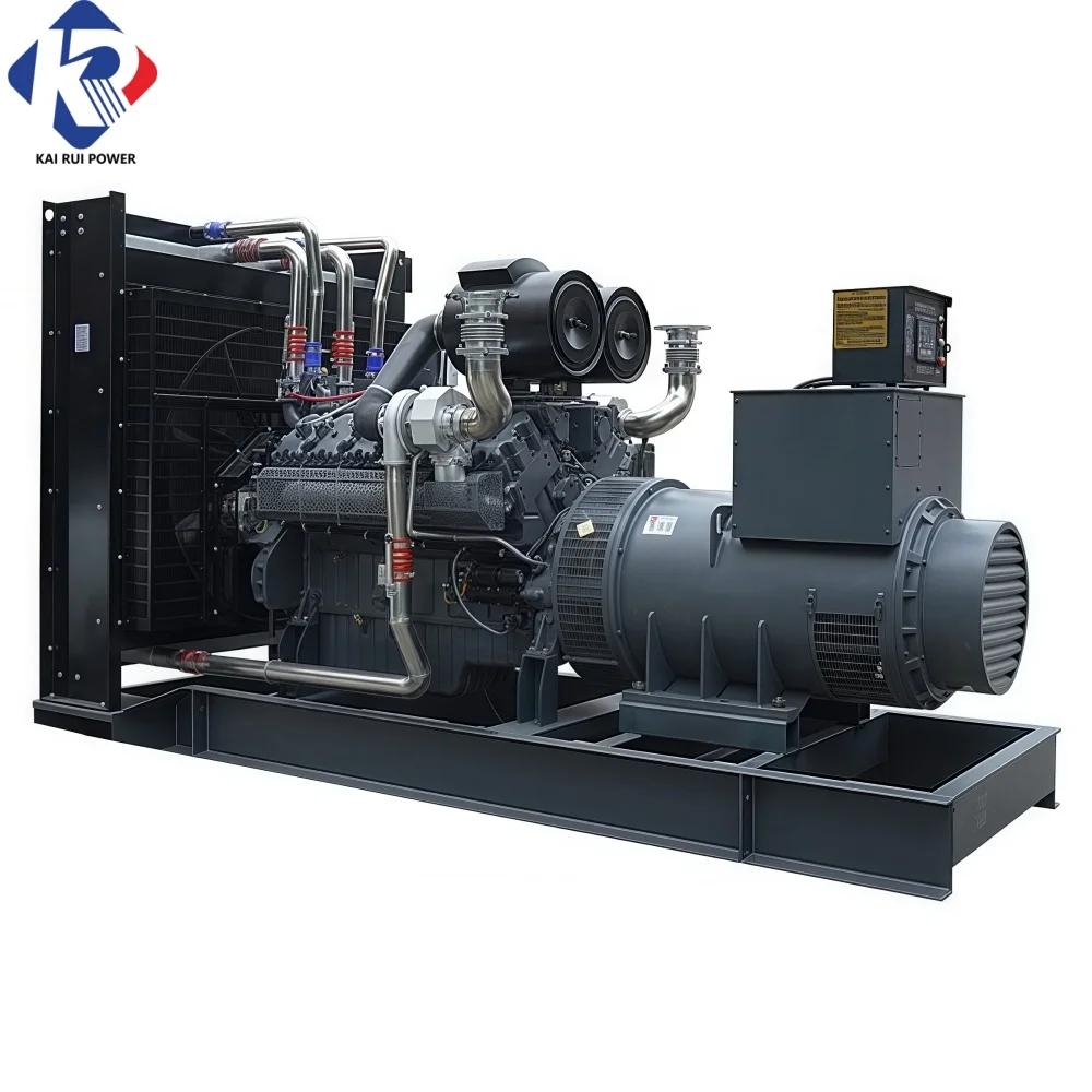 Kairui open type 1062kva 850kw  diesel generator engine 3 phase diesel power generator manufactures