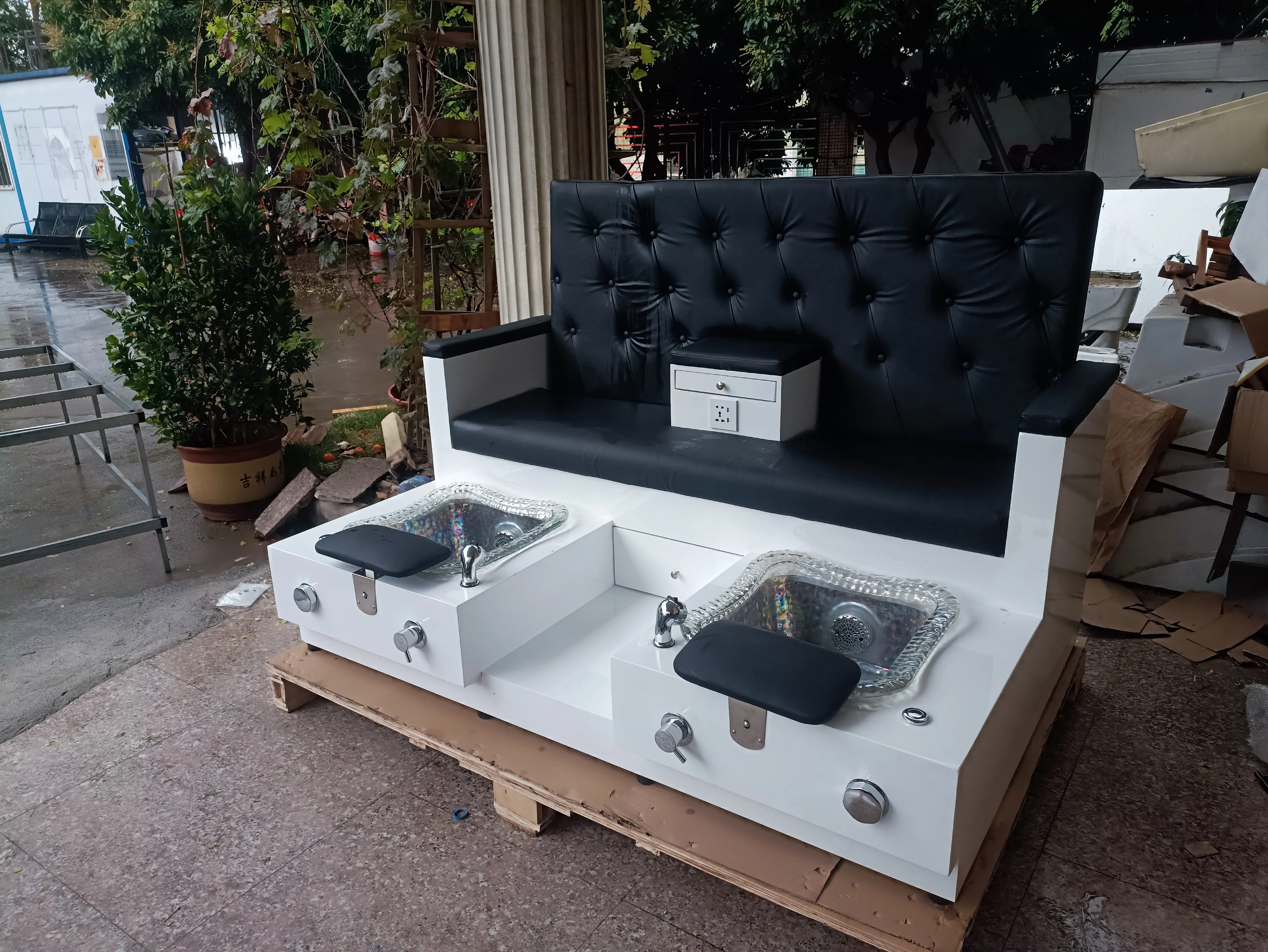 double seats Can be customized Two-seater pedicure chair manicure chair pedicure/ manicure chair spa