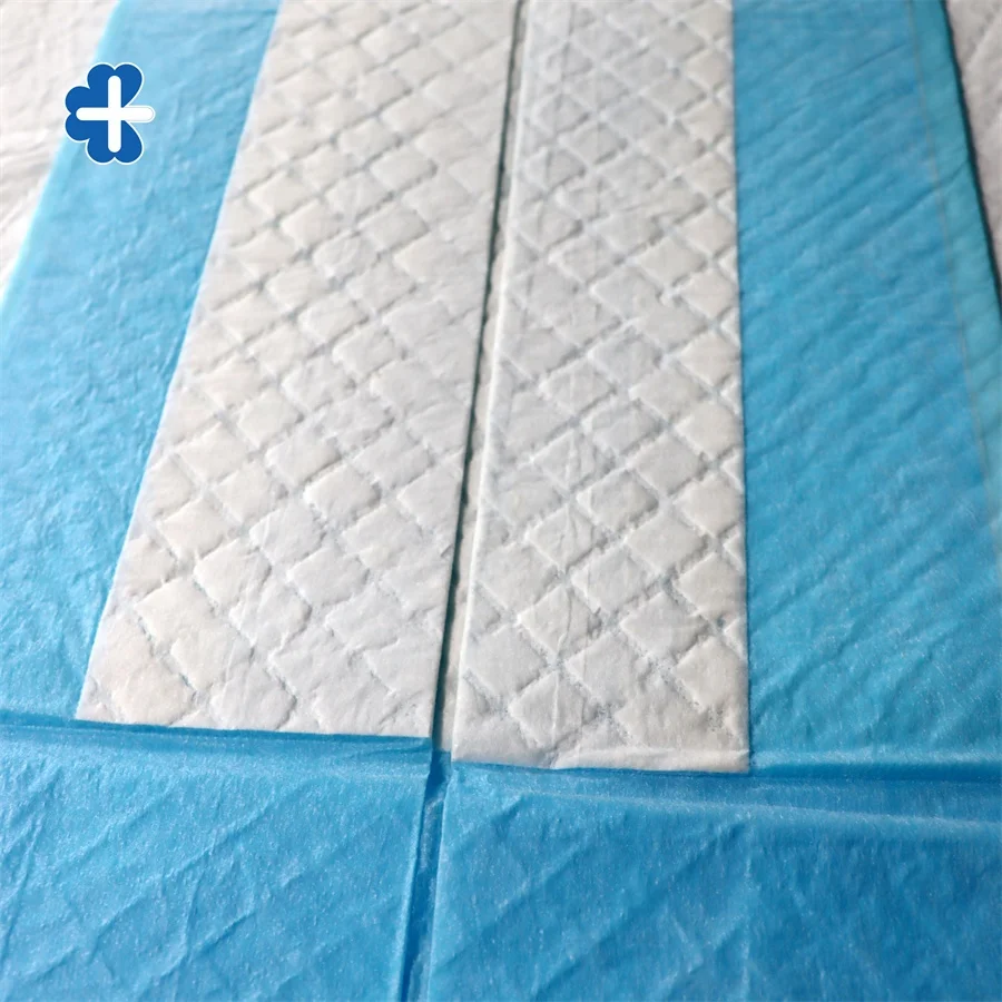 80cm*180cm Fluff Core Disposable Hospital Bed Liners with Wings