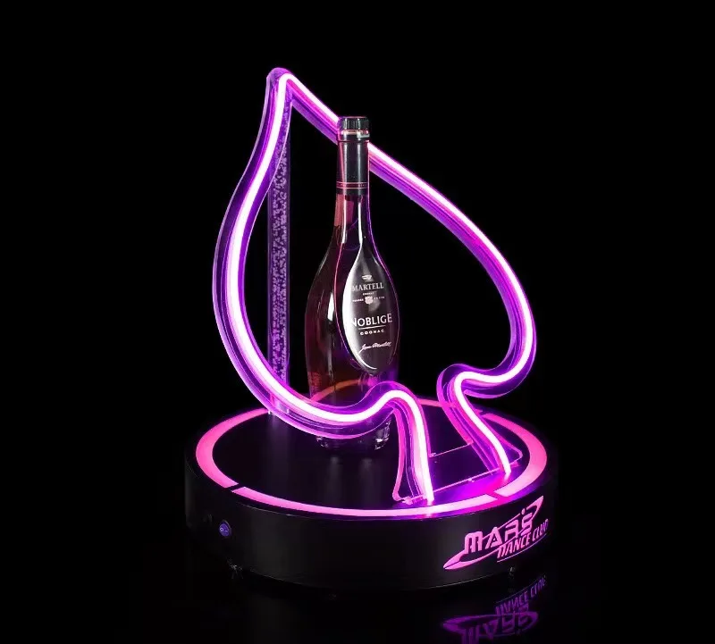 Champagne Bottle PresenterAce Of Spade Glorifier Neon SignChampagne Bottle Presenter Ace Of Spade Glorifier Neon Sign
