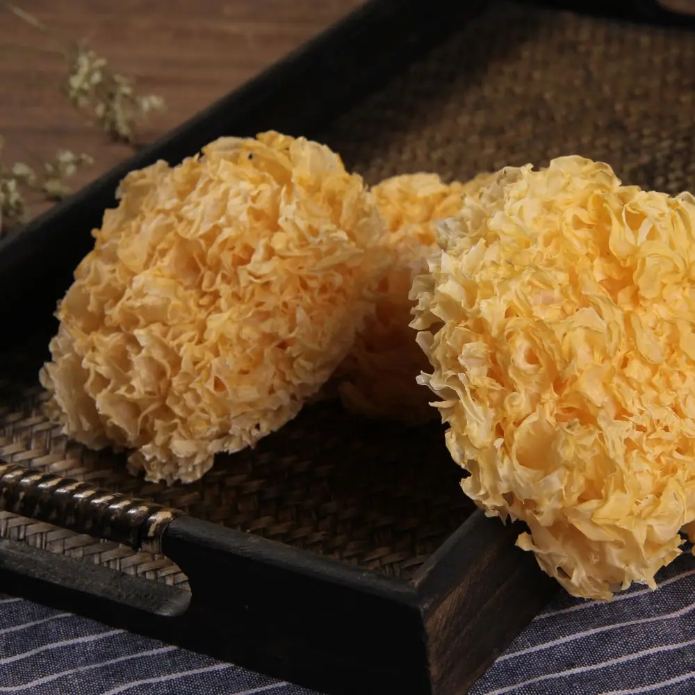 Large White Fungus Individually Packaged Natural AD MUSHROOMS Raw Cooking Dried Mushroom Tremella Fuciformis Mushroom Powder