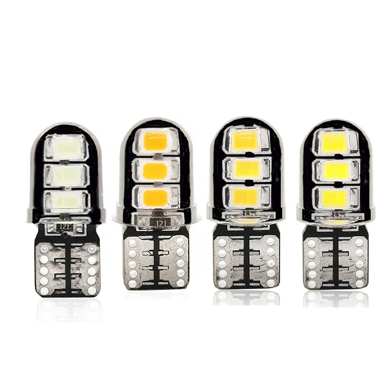 T10 Car Led Width Light Factory Outlet  2835 6smd  DC12V 194 W5W Car Side Marker Light Bulbs Factory Led T10 Reading Bulb