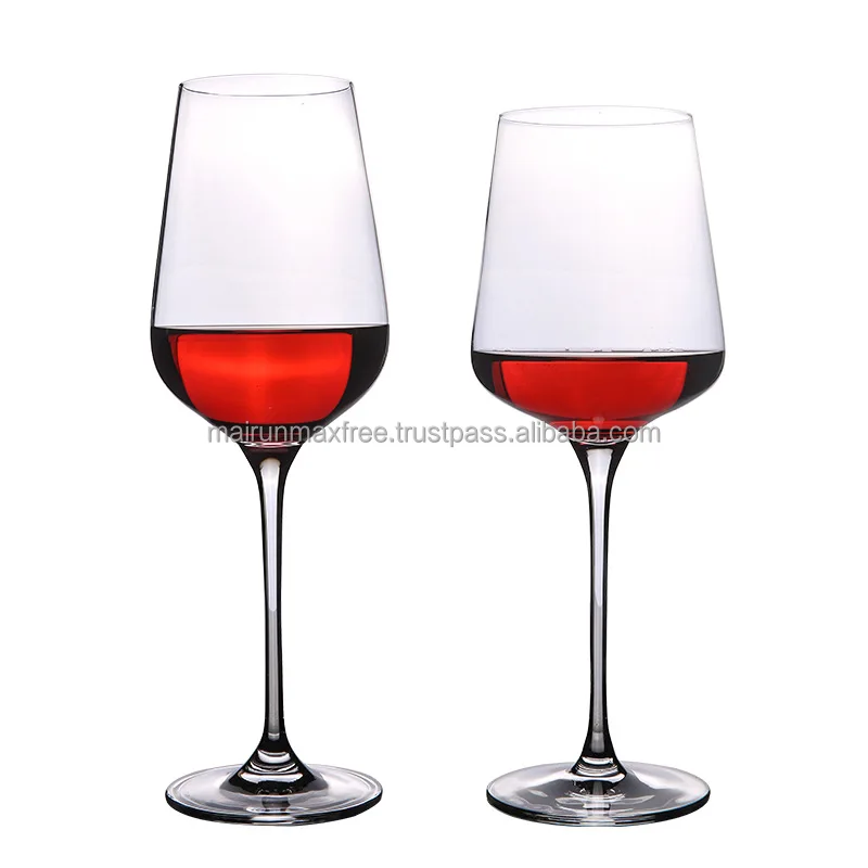 Custom Fashion Luxury Retro Classic Clear High Cup Champagne Glasses Drinking Custom Wine Glass with logo Goblet