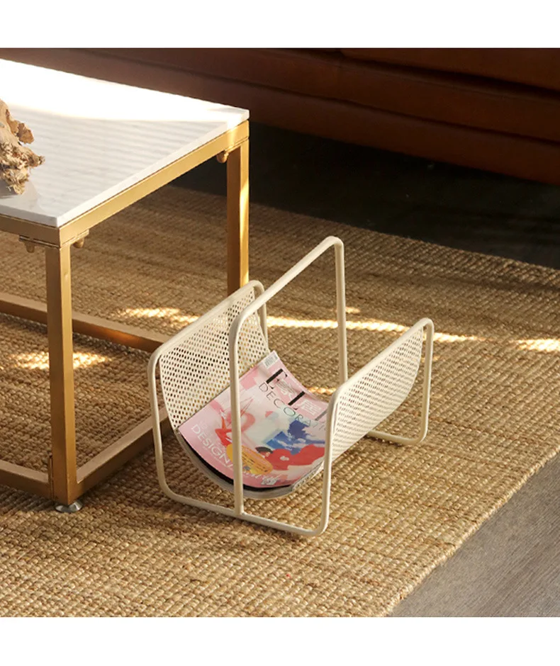 Creative portable newspaper stand book file organizer Iron book and newspaper stand