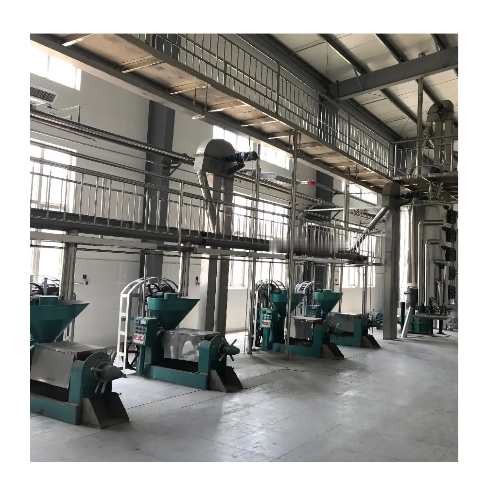 Edible Cooking Oil Copra Dried Coconut Oil Refining Making Line Coconut Oil Press Machine